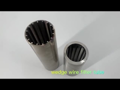 Écran de tuyau de filtrage de puits d'eau d'acier inoxydable de fil de cale de fil de Johnson V