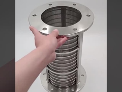 Écran de fil de fer à coin de polissage avec taille de fil 2x3 mm et ouverture de fente 0,02 mm-15 mm