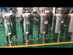 Prix d'usine Filtre à sacs en acier inoxydable Filtre à sacs multiples ou simples pour le traitement de l'eau